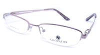 China eyewear eyeglasses glasses frame optical lens OEM suppliy GIORZIO Metal Red Semi-rimless Size 53 16-137